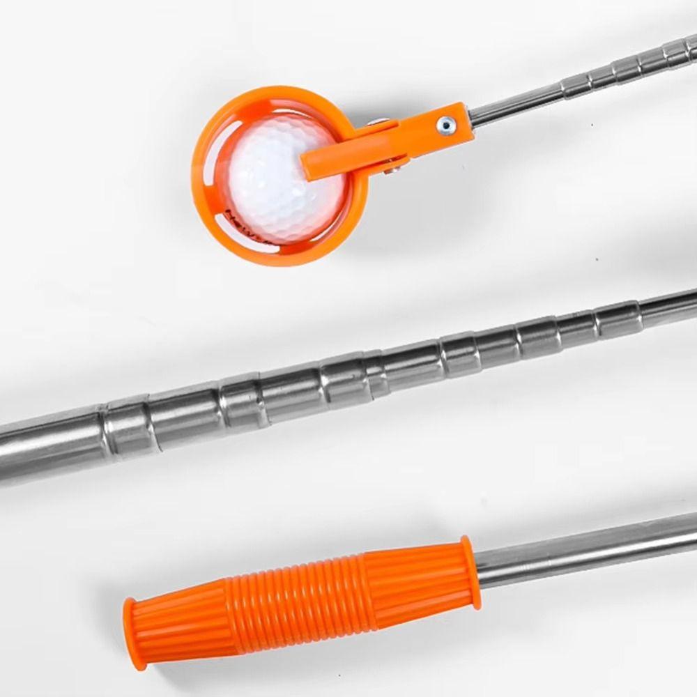 8 Sections Golf Ball Pick Up Tool Extendable Portable Golf Ball Picker Golf Gift