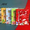 School Opening Activity Favors 6PCS Christmas Stationery Set, Include Pencils Ruler Sharpener Eraser Pencil Case Practical Student Learning Tools And