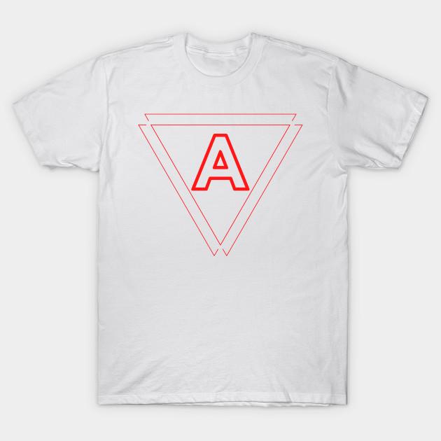 Unisex Fashion TShirt A Red The First Letter Print TShirt Plus Size XS-6XL T-Shirt 100%Cotton Tops O Neck Short Sleeve Tees