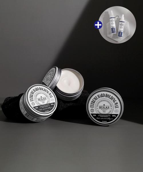Hair Wax, Pomade, Hair Spray (4 Types) Holding Wax + Spray SET