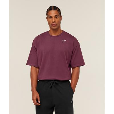CresT Oversized T shirT Gs impacT Burgundy A4c5a Rcf3