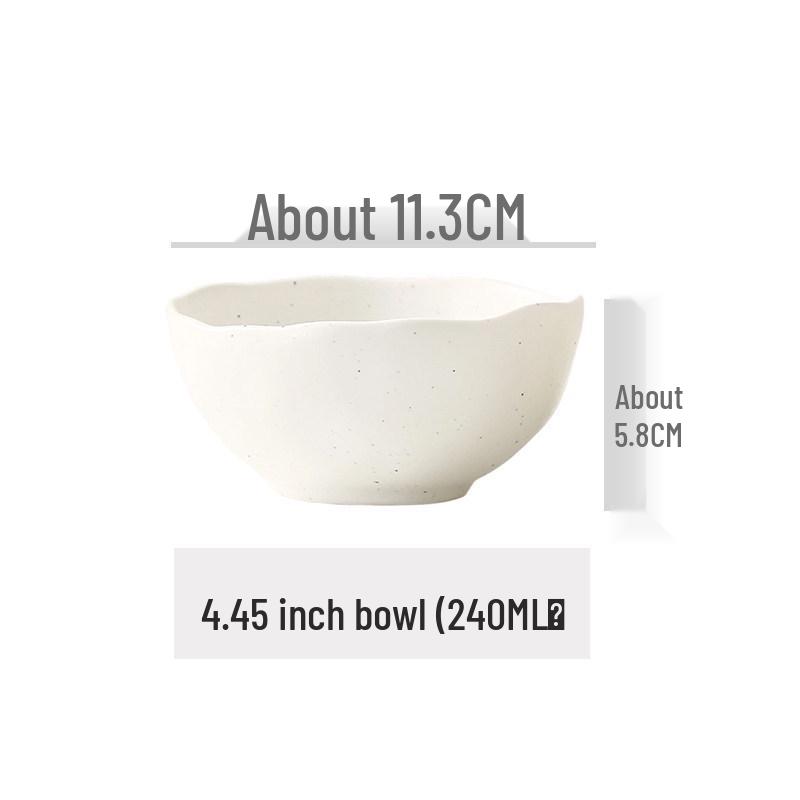 Japanese Retro Ceramic Tableware Set: Plates, Bowls, and Cups for Home Use