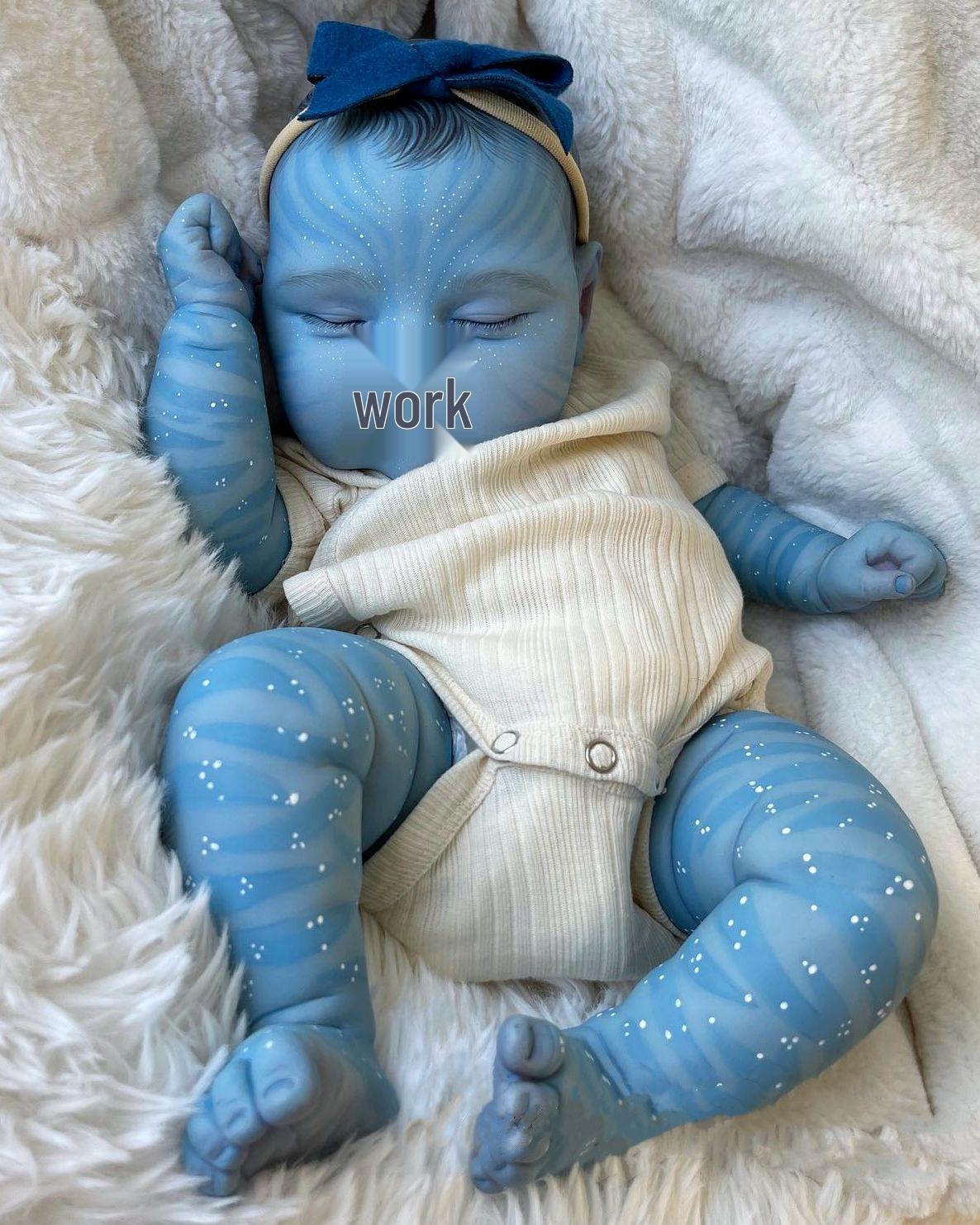 

Кукла Реборн Cokela 50 см, тон кожи Аватар 50cm