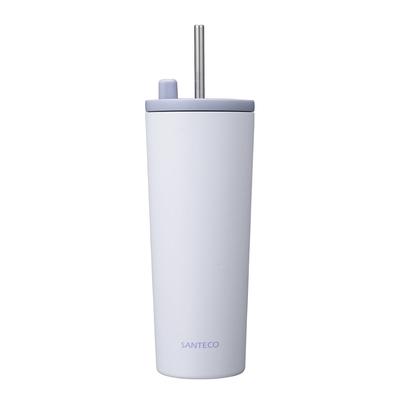 CB Japan ESCAPE PRO Tumbler Fully Dishwasher Vacuum Stainless with Straw 750, SANTECO, Blue, 750ml, Sealed, Safe, Insulated, Steel, Double-Walled