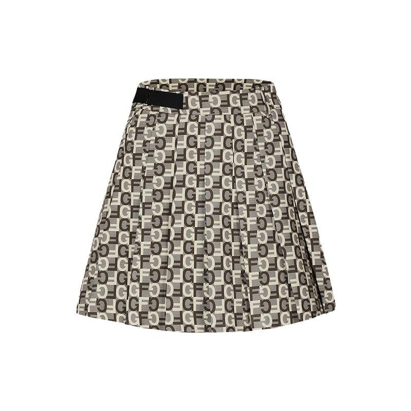FILA Golf Series Letter Print Comfortable Golf Skirt Women skirts A11W345308F-ZA M