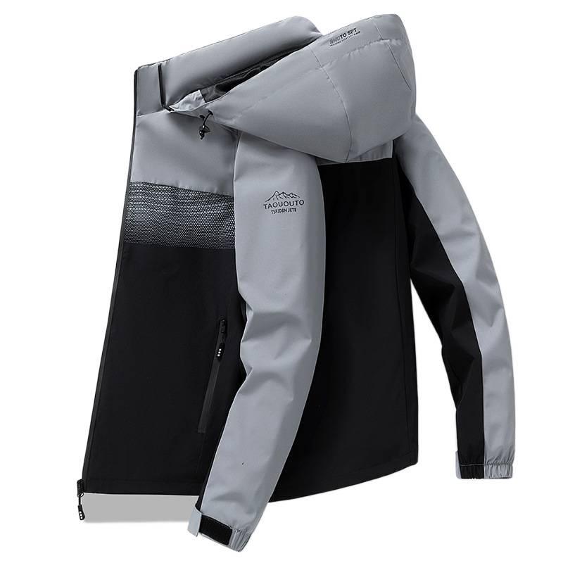 Hooded Jacket Men's Spring and Autumn Korean Trend Casual Top