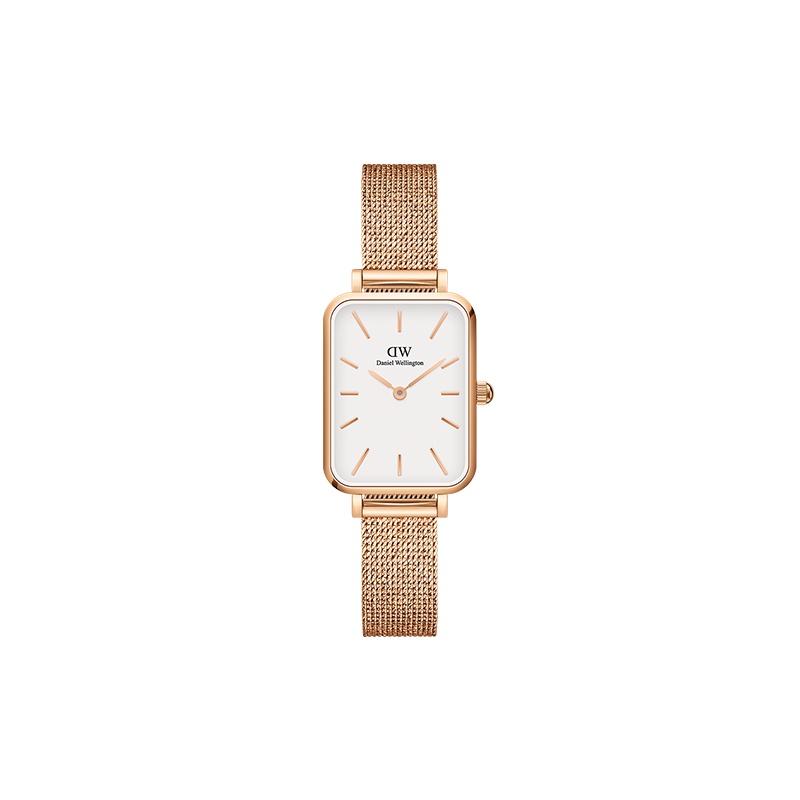 Daniel Wellington European and American watches for women, watches, quartz movement, stainless steel strap, 20*26mm, white dial, women's DW00100431