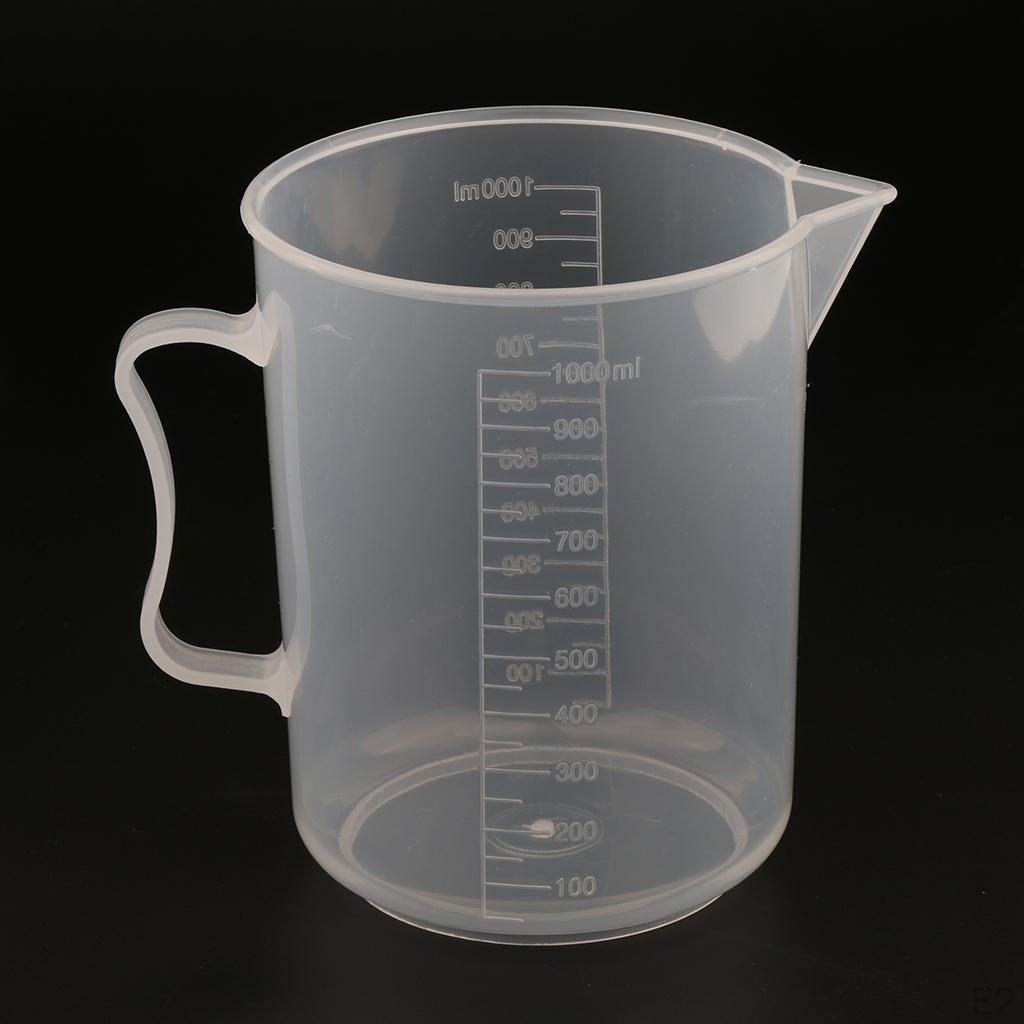 2 шт. 1000 мл пластиковый мерный стакан с ручкой — фото 3
