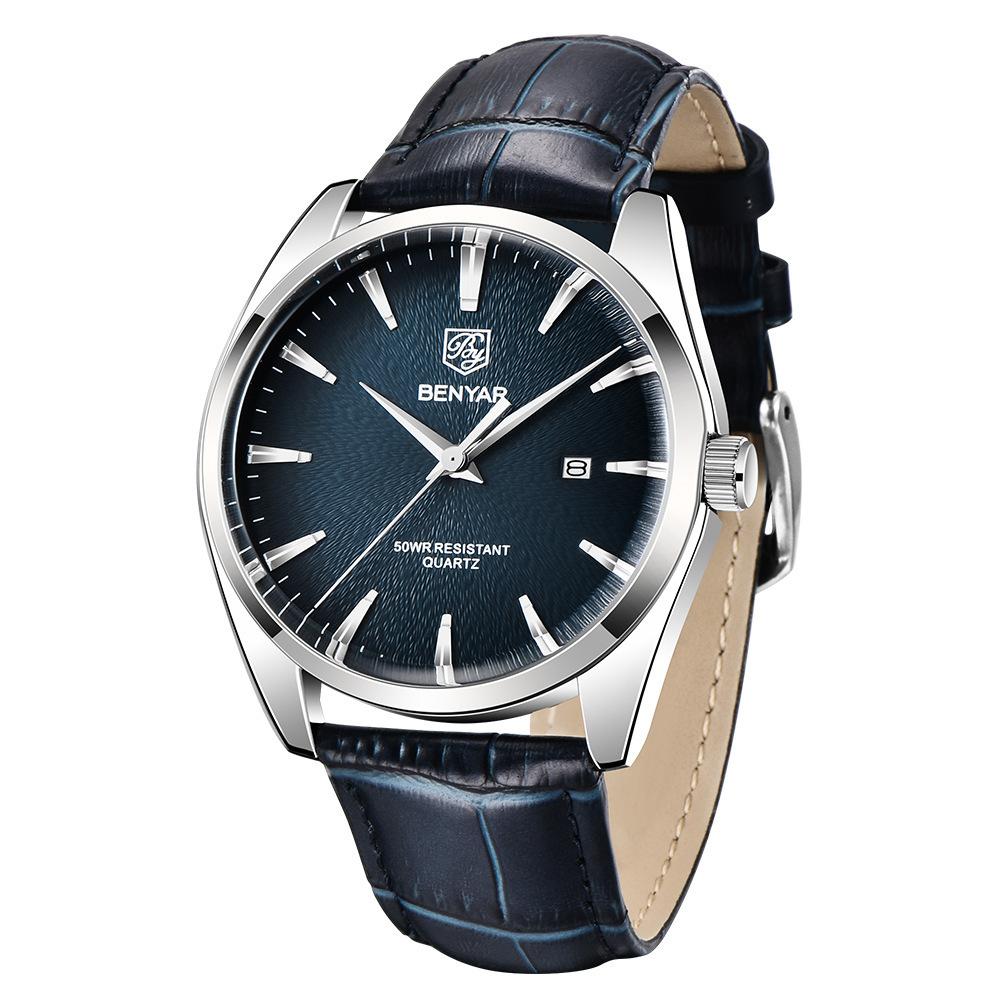 Binya Watch Men S Quartz Watch Fashion Simple Tide Waterproof Business Watch 5163