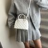 Trendy textured women's bag 2025 new crocodile pattern shell versatile shoulder underarm bag women's hand bag