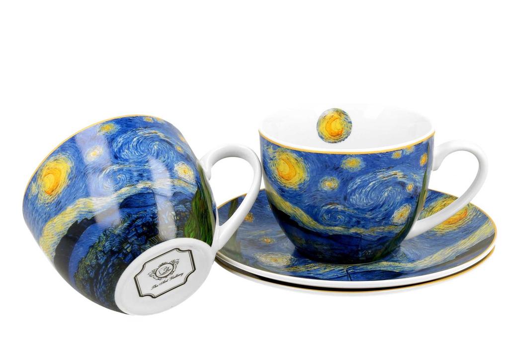 Zestaw 2 Filiżanek Espresso Van Gogh