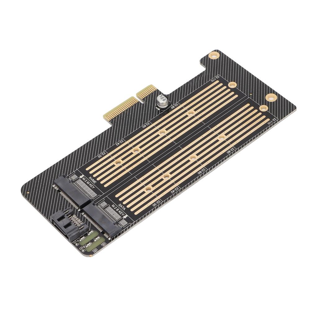 Adapter Card M.2 Dual Bay High Speed Efficient Heat Dissipation Hard Drive Reader Computer Accessories