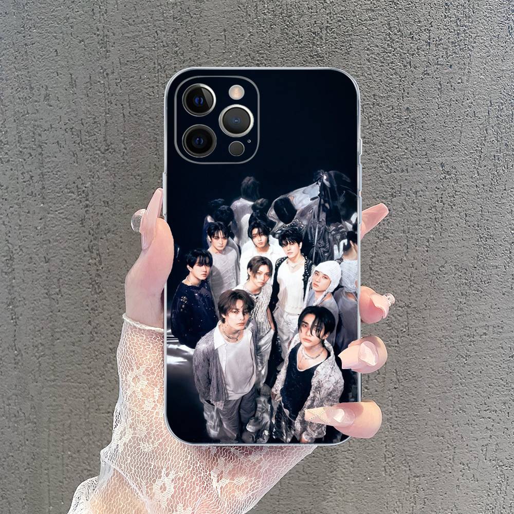 Kpop S-Stray K-Kids Transparent Phone Case For IPhone 17 Air 16 Pro Max 15 14 13 12 11Plus Shockproof Cover