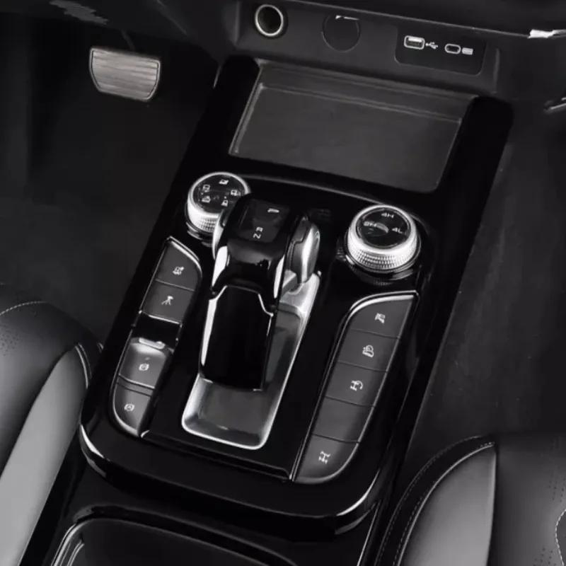 LHD For GWM WEY Tank 300 ABS Gearbox Gear Shift Panel Head Shift Knob Cover Handball Cover Trim Interior Accessories