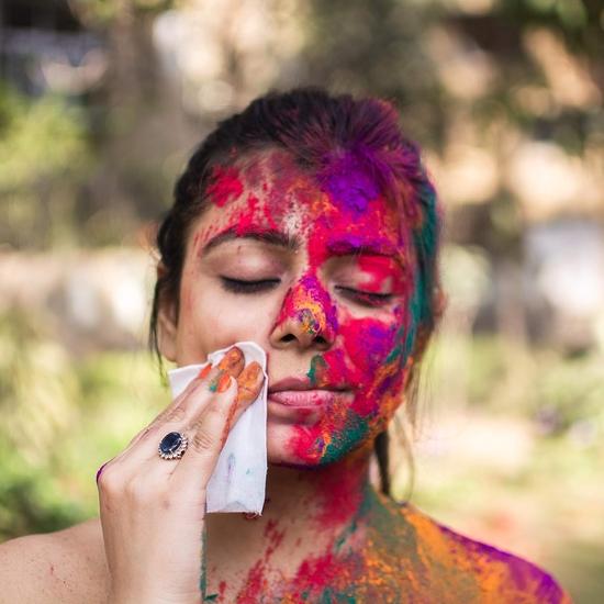 Origami Wet Wipes/Wet Tissue/Wet Facial Tissue - 15 X 20 Cm - 25 Pulls Per Pack - Pack of 4-100 Wipes - Cologne