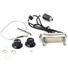 Guitar Violin Pickups Piezo Transducer Bridge with Tone Knobs Control Guitar Part Replacement with Screw for Violin