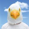 White Eagle Mask Latex Animal Head Mask For Costume Parties And Halloween Celebrations