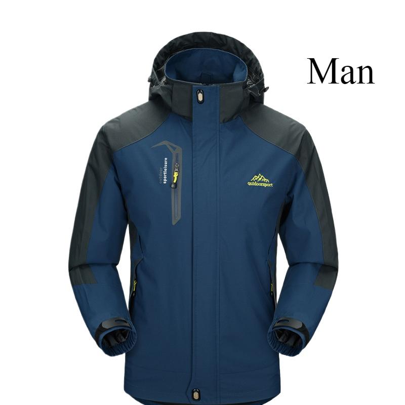 Utendørs hardshelljakke for par Enkeltlags sportsklær for menn og kvinner Tynn vindtett og vanntett