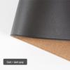 Non-Slip PU Leather Table and Bar Mats with Cork Coasters
