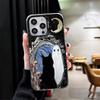 Black Cat Witch Aesthetics Soft Phone Case for iPhone 15 16 17 Pro Max 17Air 16E 14 Plus 13 12 Mini Shockproof Cover Back Shell