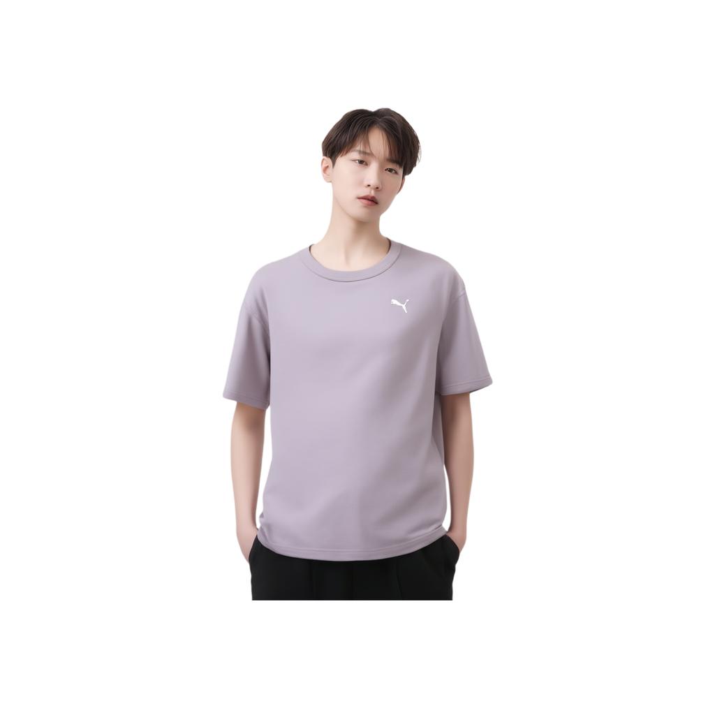 New PUMA T Shirt Unisex Light Purple 635912-88