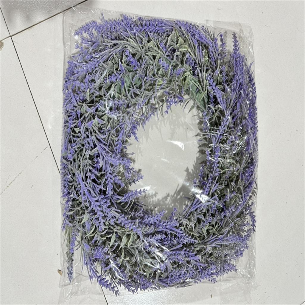 Simulation Lavender Garland Wreath Pendant Wedding Mother's Day Daily Decoration