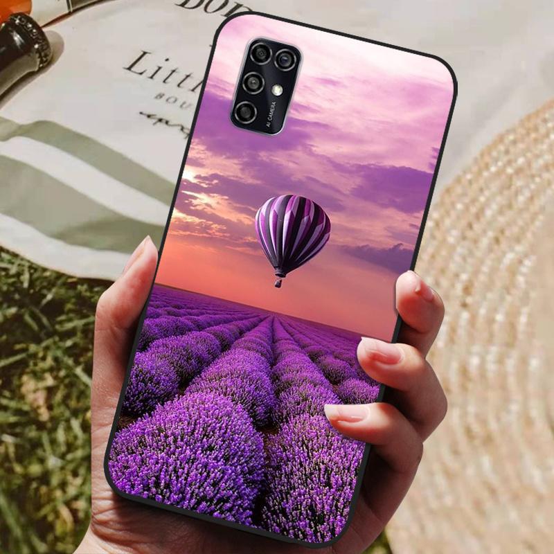 Pro ZTE Blade V2020 Chytré pouzdro Černý nárazník Silikonové TPU Měkký kryt telefonu Pro ZTE Blade V2020 Smart 8010 Pouzdro Roztomilé Mramorové Funda