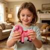 Squeaky Horse Squeeze Toy with Sound Soft Decompression Fidget for Kids Cute Cartoon Animal Figurine Fun Stress Relief Gift for Children