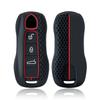 New Silicone Car Smart Remote Key Case Cover For Porsche Panamera Spyder Carrera Macan Boxster Cayman Cayenne 911 970 981 991