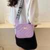 Stylish Small Square Bag For Women In Black White Purple Brown Perfect For Casual Commuting