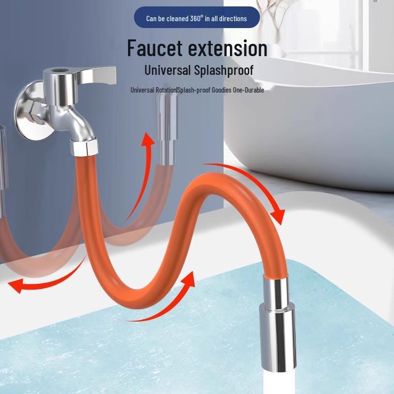 Universal Anti-Splash Faucet Extension Hose for Mop and Pool