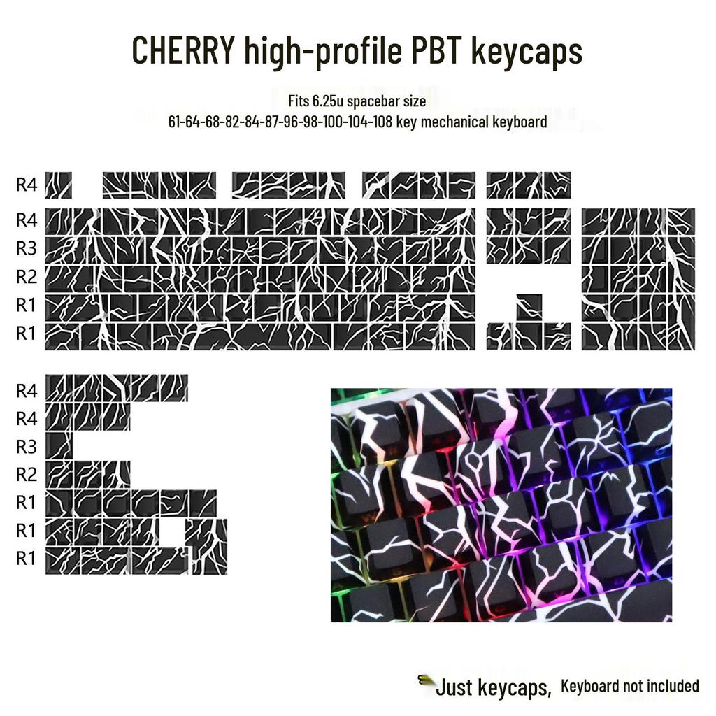 "Macchiato Cherry Blossom Contour Keycap for Wooting Keyboard"