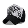 Alphabet Embroidered Mesh Cap With Sun Protection For Summer Casual Wear