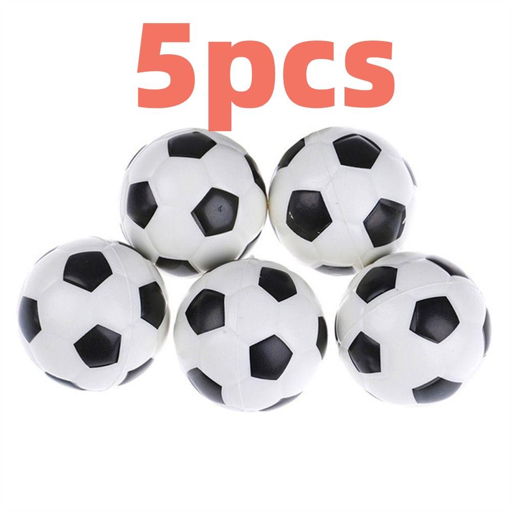 5 STK Elastisk PU Svampball Basketball Fotball Baseball Tennis Rugby Footdall Mini Dekompresjonsball Utløser Trykkleketøy