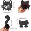 Cute Decoration 3D Printed Toilet Paper Stand Black Cat Toilet Paper Organizer  Home Organization