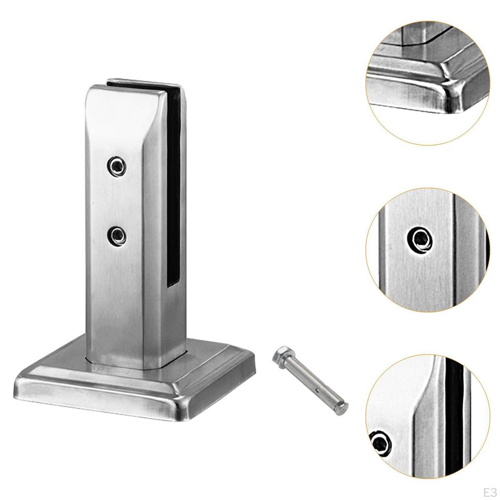 Morsetto in vetro per recinzione piscina, Spigot professionale premium Spessore 10-13 mm Balconi,