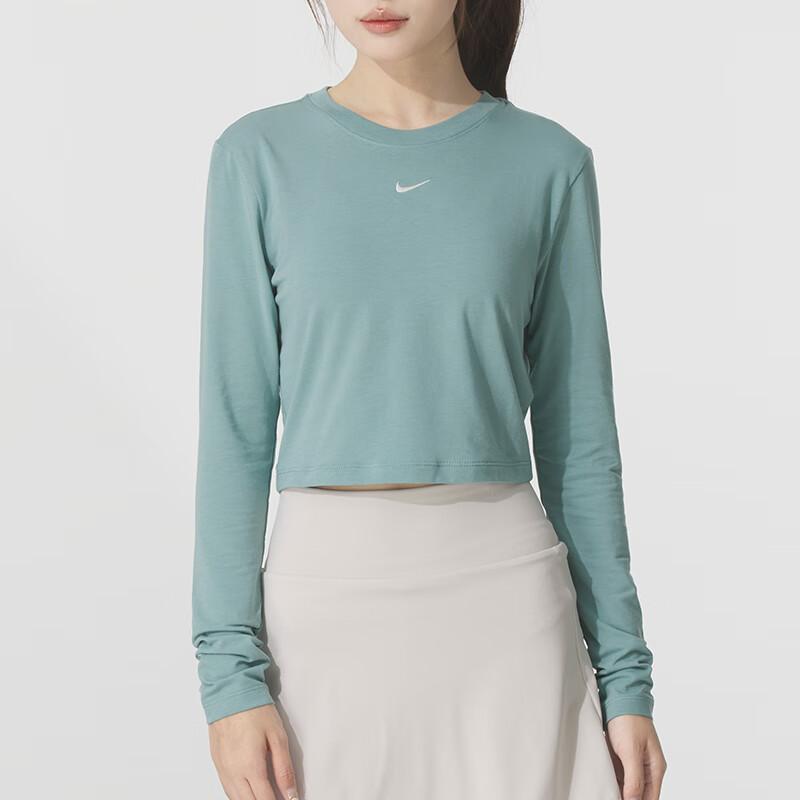 New Nike T Shirts Women's Green HF5323-018