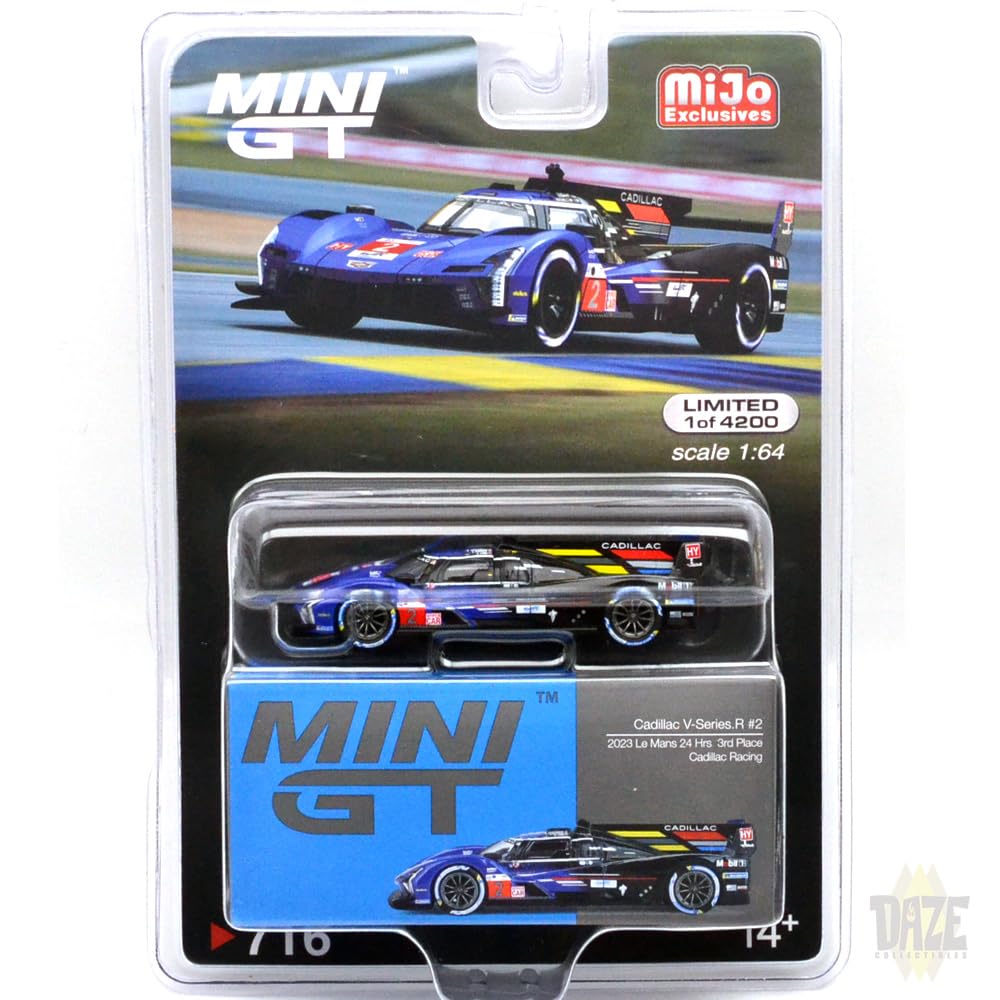 MINI GT Масштаб 1:64 MiJo TOYS - CADILLAC V-SERIES .R №02 24 часа Ле-Мана 3-е место