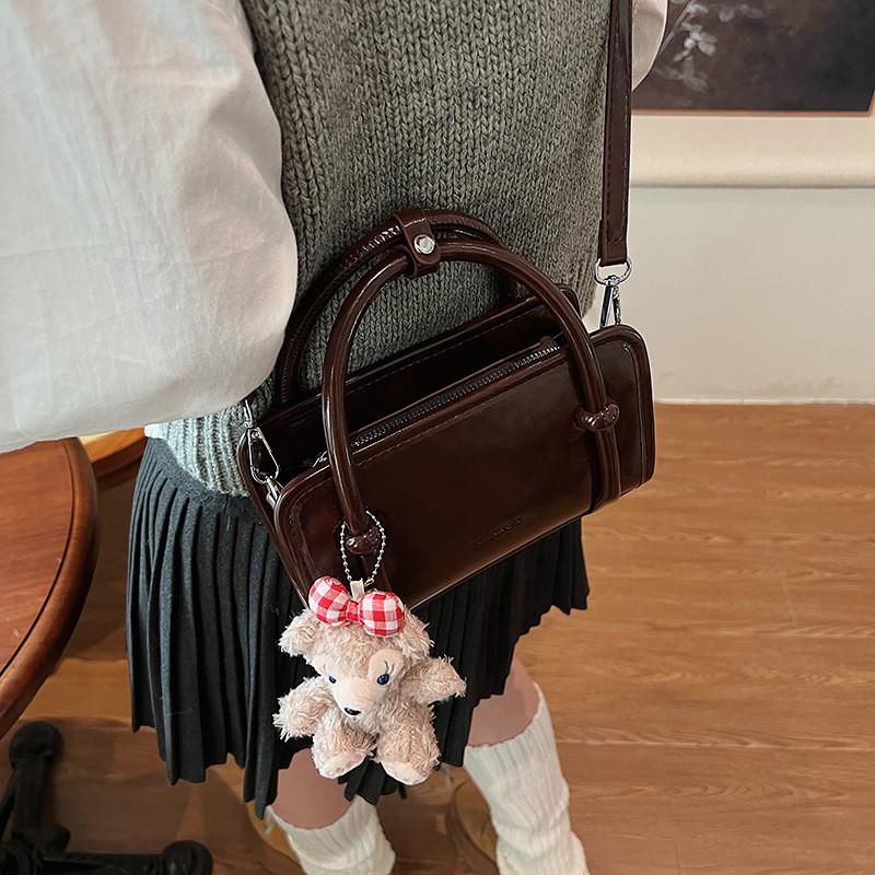 IELGY Autumn Winter Fashion Retro Small Square Bag All-Match Crossbody