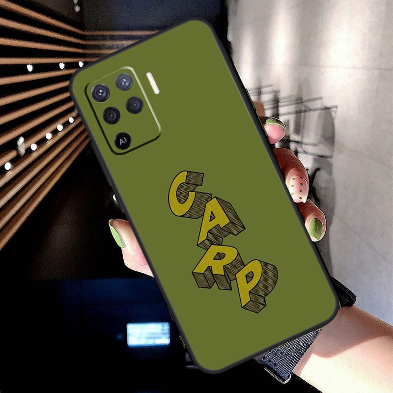 Carp Fishing Fish Case For Oppo A78 A98 A18 A38 A58 A60 A80 A40 A77 A57 A17 A74 A54 A94 A96 A76 A16 A15 A5 Pro