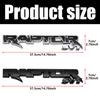 FMCL1 RAPTOR Emblem Sticker ABS 3D Car Sticker Plastic Logo Badge For Ford Fusion Focus Mk2 Fiesta Mk3 Mondeo Mk4 Ranger Kuga Mk7 Max
