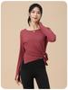 Women's Plus Size Long Sleeve Sports Top - Autumn Slimming, Breathable Yoga & Running T-shirt