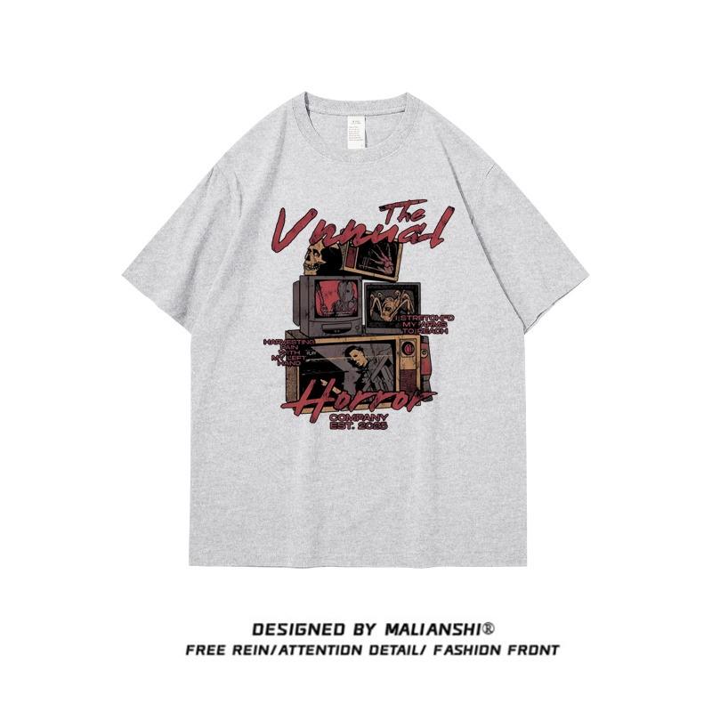 Women's 2025 Loose-Fit Cartoon Hip-Hop Cotton T-Shirt