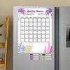 Multi-Style Magnetic Message Board: Wipeable Refrigerator Whiteboard Sticker