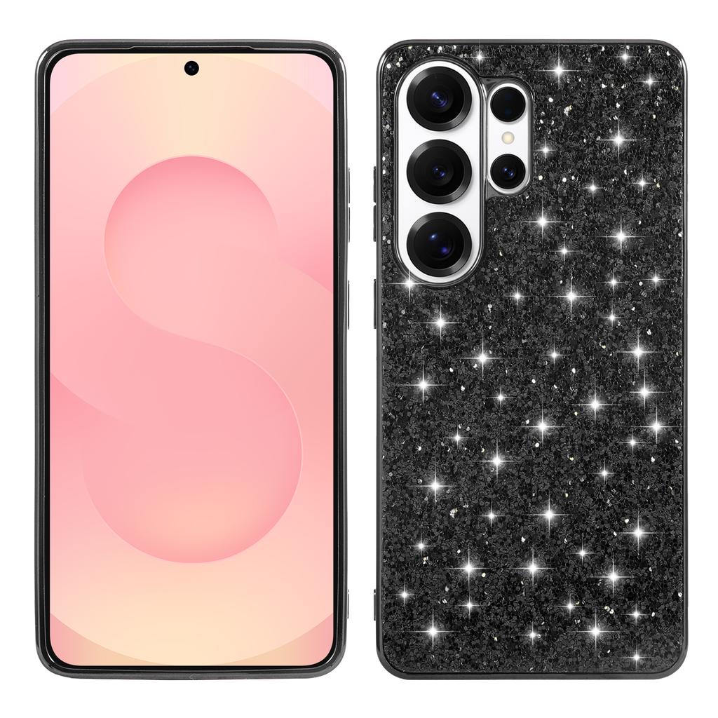 For Samsung Galaxy S26 Ultra Case Electroplating TPU + PC Sparkling Glitter Phone Back Cover