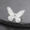 Stainless Steel Adjustable Butterfly Women'S Ring Gold Plated Finger Rings Trendy Jewelry Birthday Gift