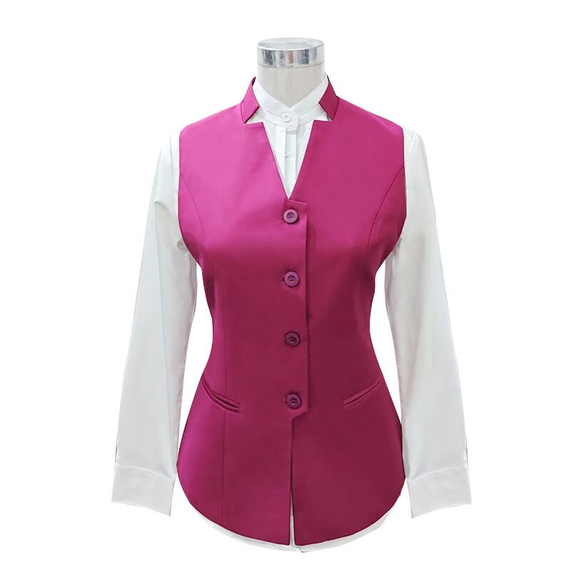 

Xingwangxing MJW2401 Жилет костюмный розово-красный One Size