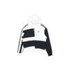 adidas Originals ASYMM BLOCK Bluzy Męskie Czarno-Białe Z Kapturem Umiarkowane Regularne ED5600