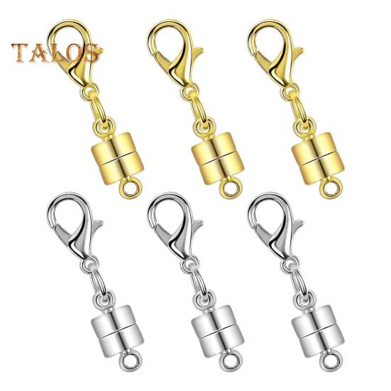 

Магнитная застежка для ожерелья, 6/12 шт., ожерелья для изготовления ювелирных изделий, удлинитель браслета, латунная застежка-омар, вспомогательный инструмент для пожилых людей C