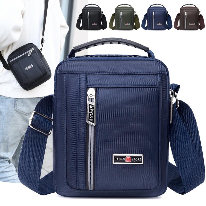 Shoulder Bag Men's Messenger Bag Backpack Casual Waterproof Nylon Bag Travel Bag Trendy Fashion Men's Bag